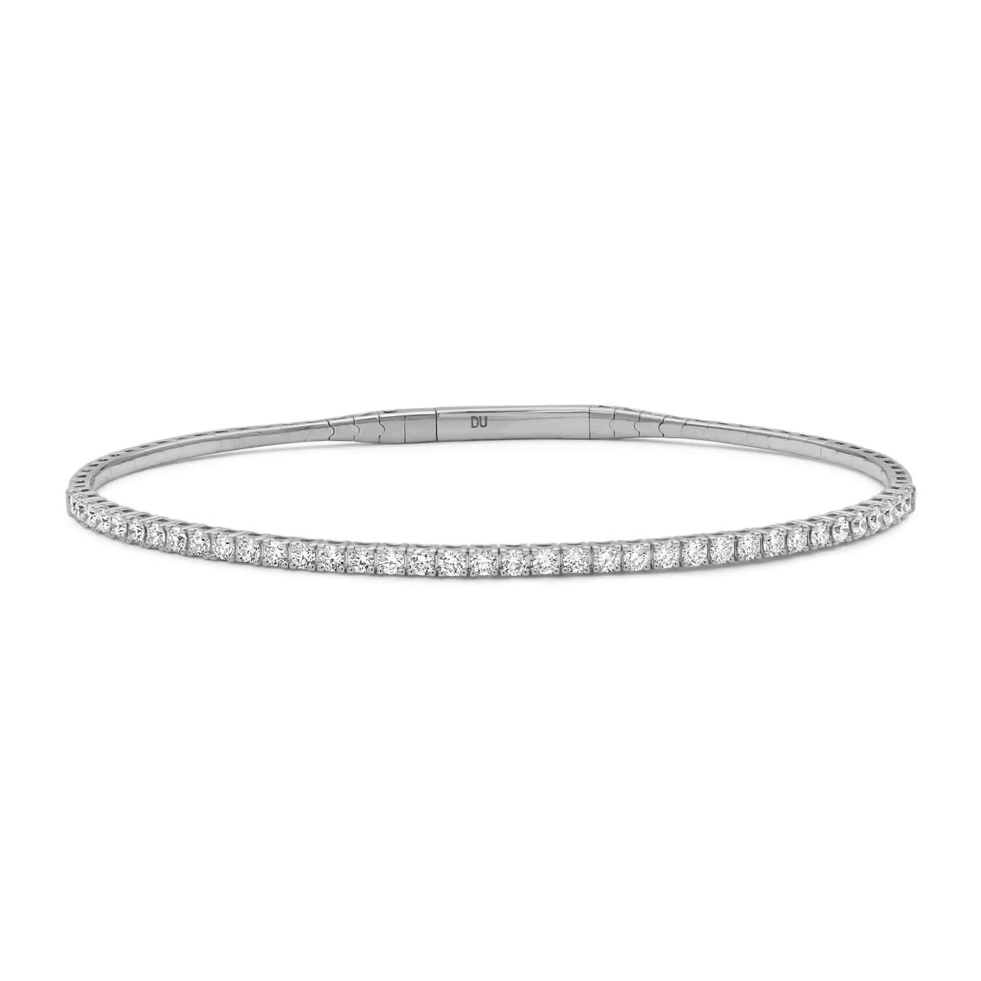 1.00 Half Eternity Diamond Flex Bangle