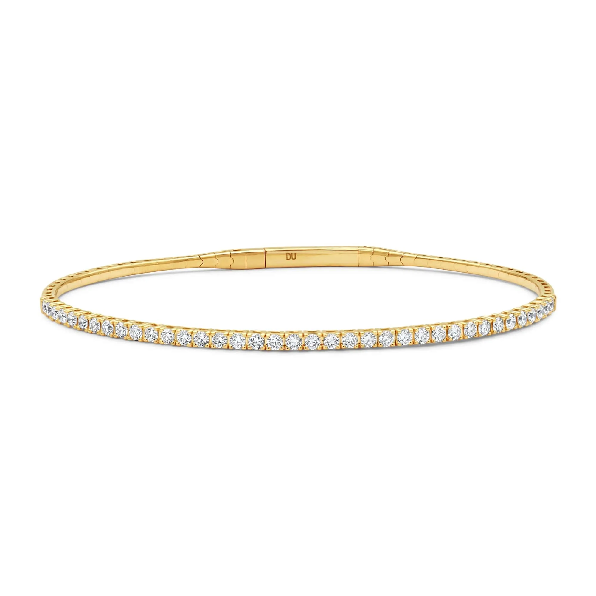 1.00 Half Eternity Diamond Flex Bangle