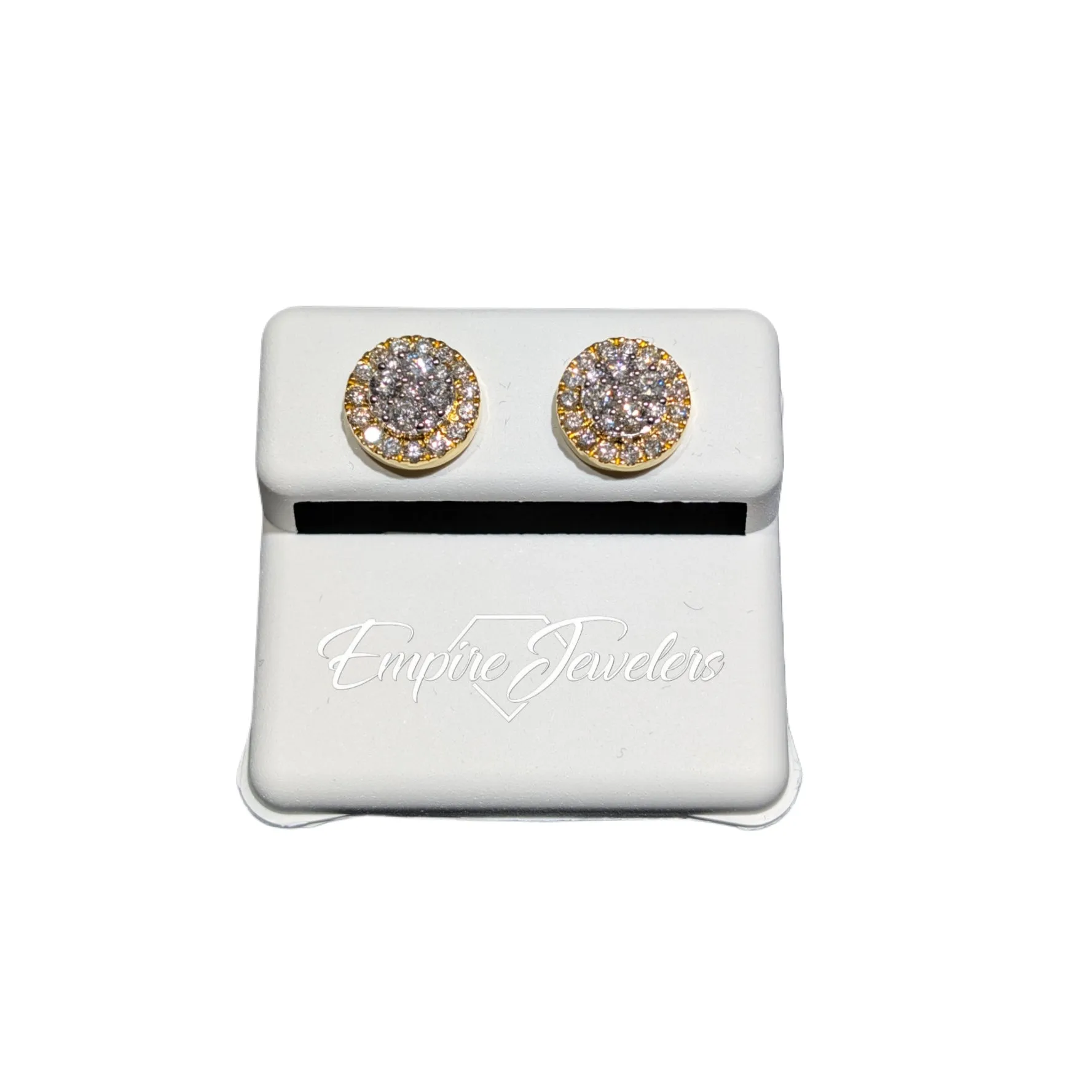 10K Gold Diamond Earrings