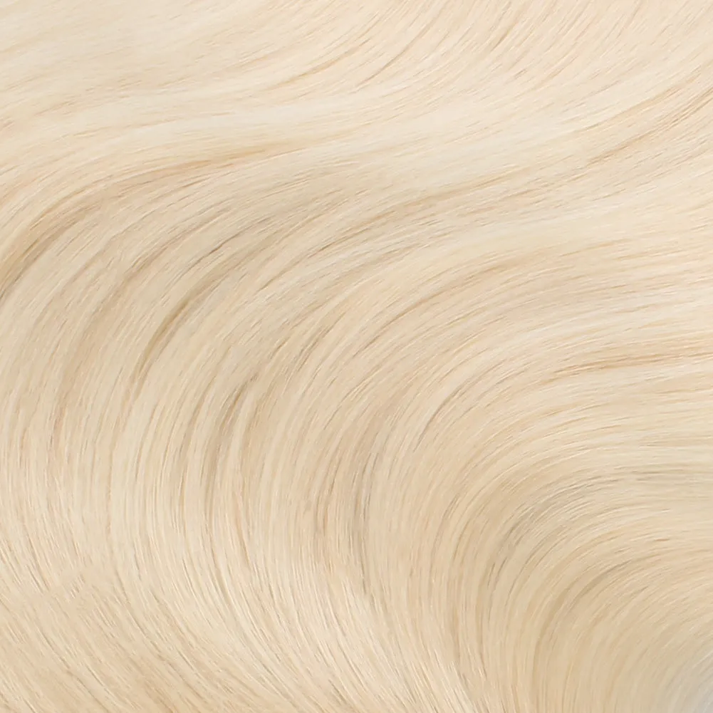 120G Platinum Blonde 60# Clip in Hair Extensions