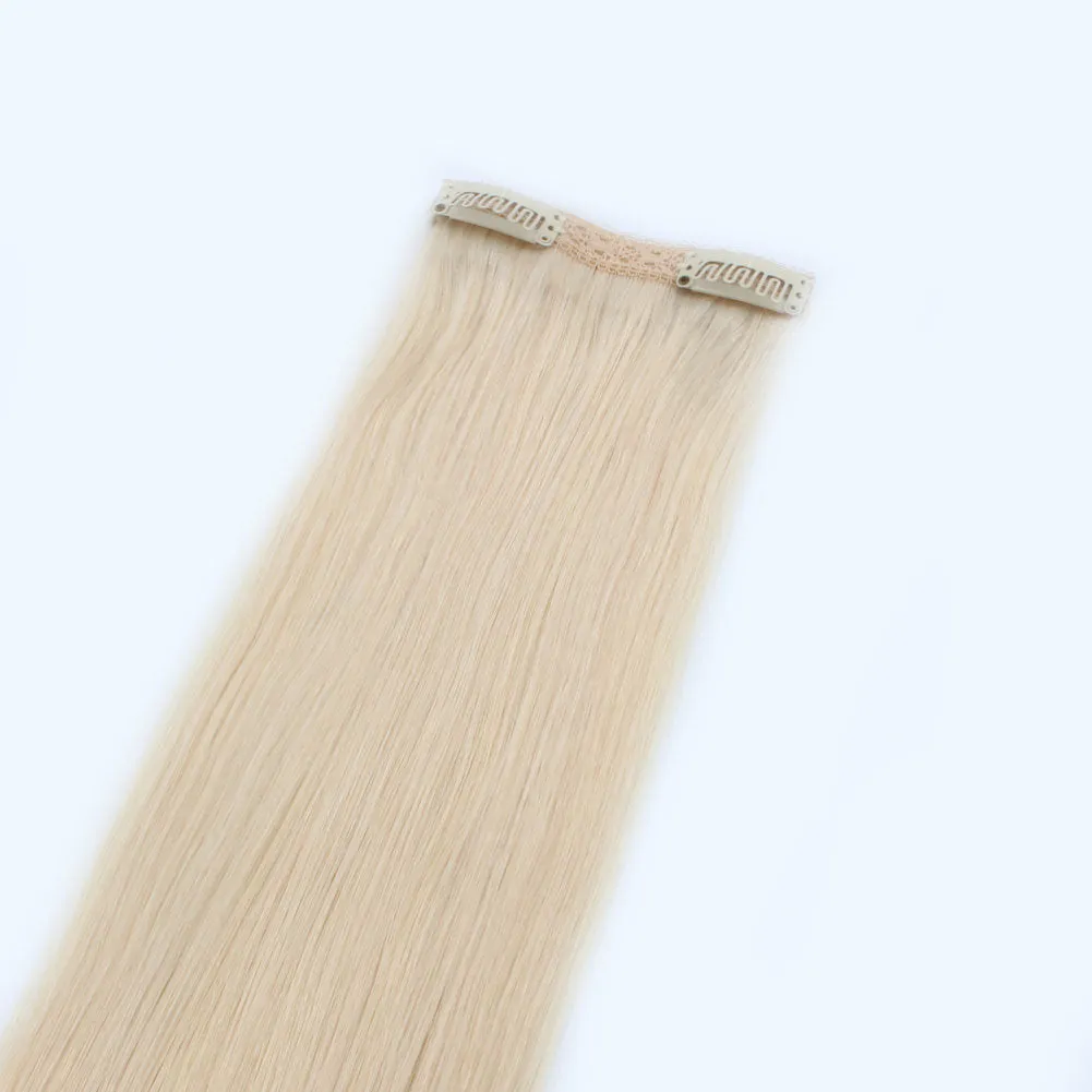 120G Platinum Blonde 60# Clip in Hair Extensions