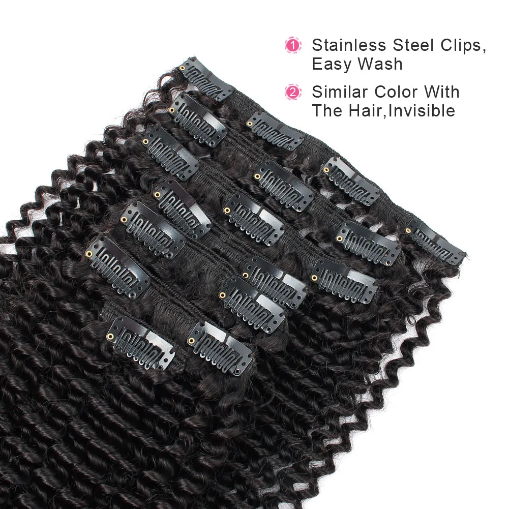 14 Inch Hair Extensions | Clip in Hair Extensions for Black Women