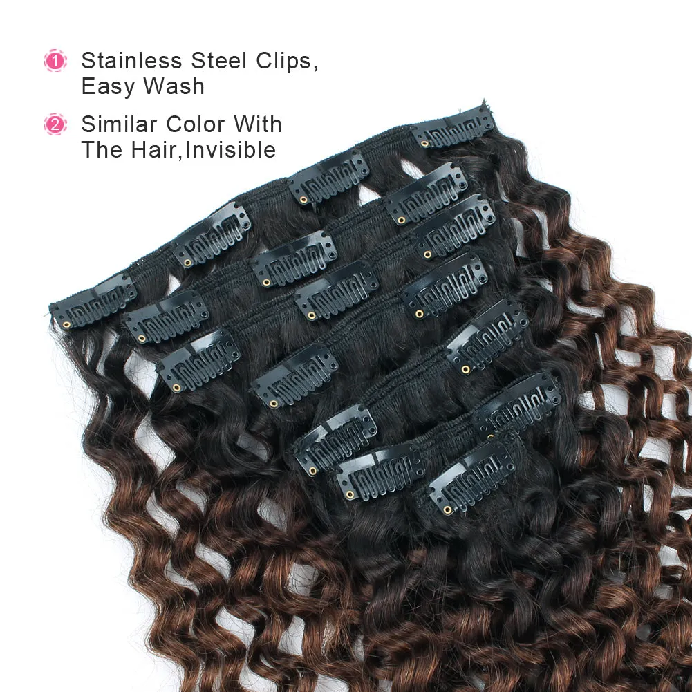 14 Inch Hair Extensions | Clip in Hair Extensions for Black Women