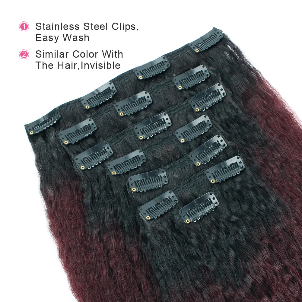 14 Inch Hair Extensions | Clip in Hair Extensions for Black Women