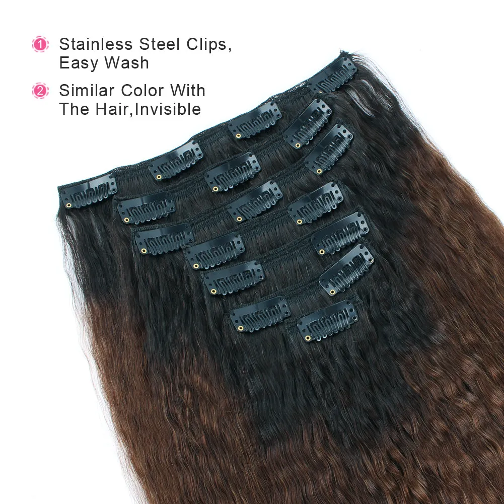 14 Inch Hair Extensions | Clip in Hair Extensions for Black Women