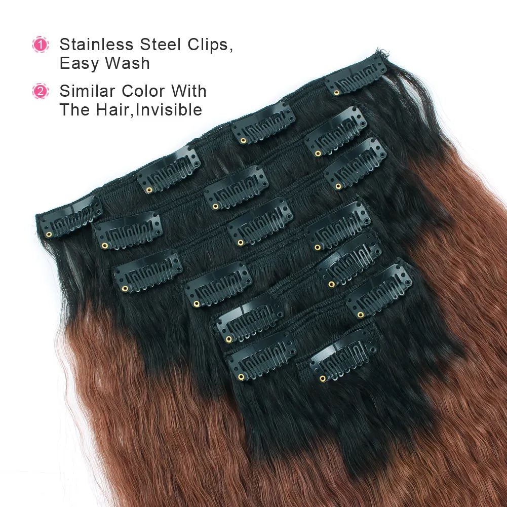 14 Inch Hair Extensions | Clip in Hair Extensions for Black Women