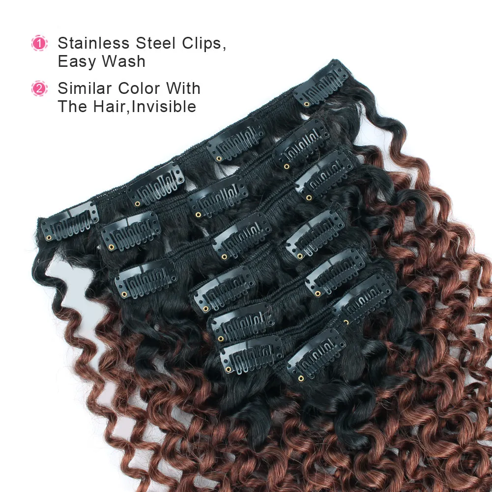 14 Inch Hair Extensions | Clip in Hair Extensions for Black Women