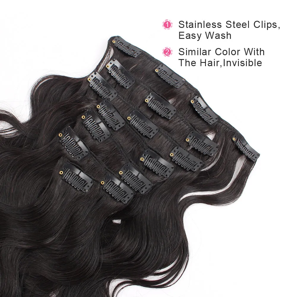 14 Inch Hair Extensions | Clip in Hair Extensions for Black Women