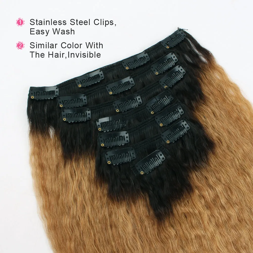 14 Inch Hair Extensions | Clip in Hair Extensions for Black Women