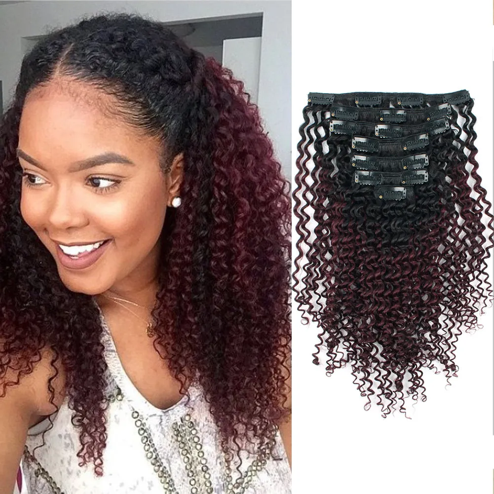 14 Inch Hair Extensions | Clip in Hair Extensions for Black Women