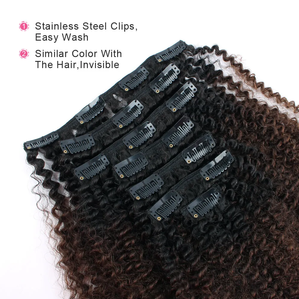 14 Inch Hair Extensions | Clip in Hair Extensions for Black Women