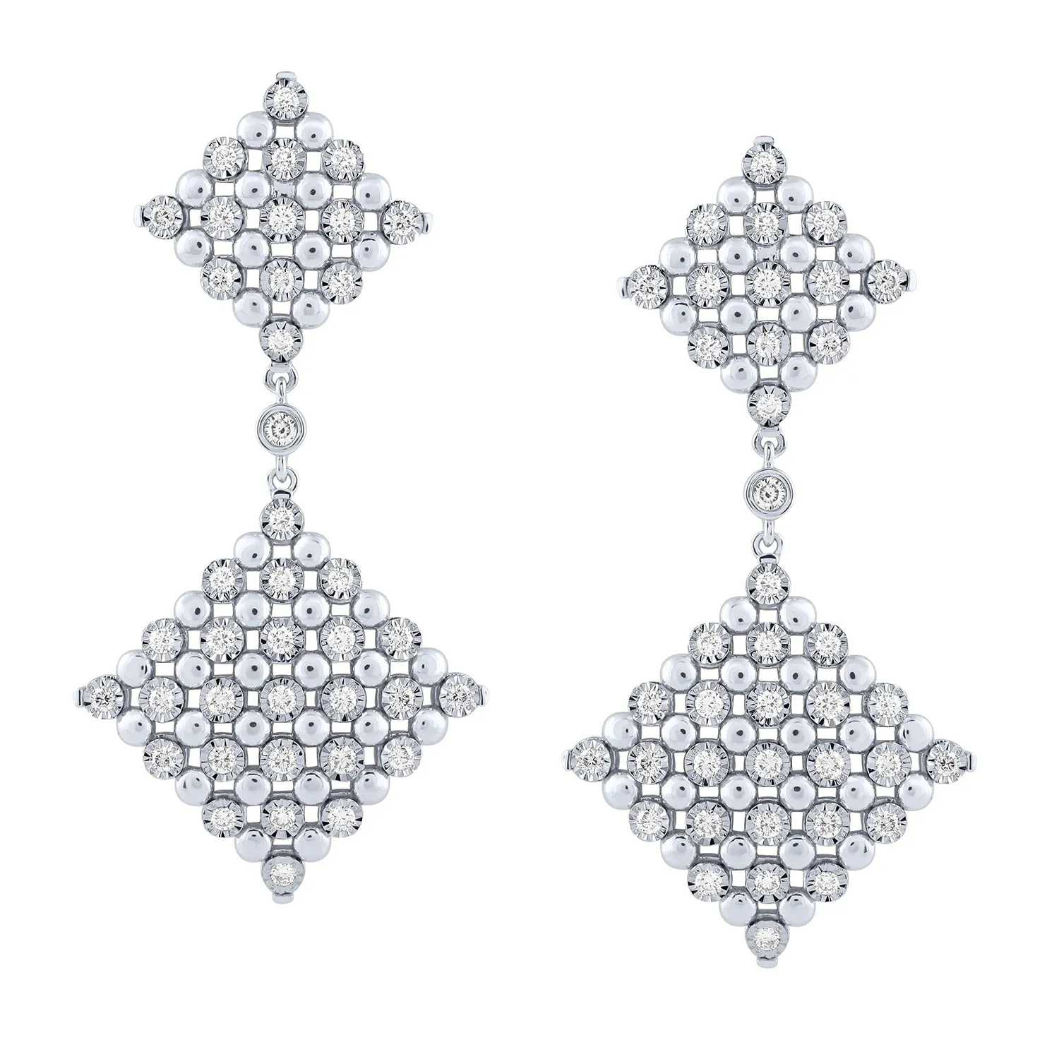 14K Gold & 1.0 TCW Lab-Grown Diamond Drop Earrings
