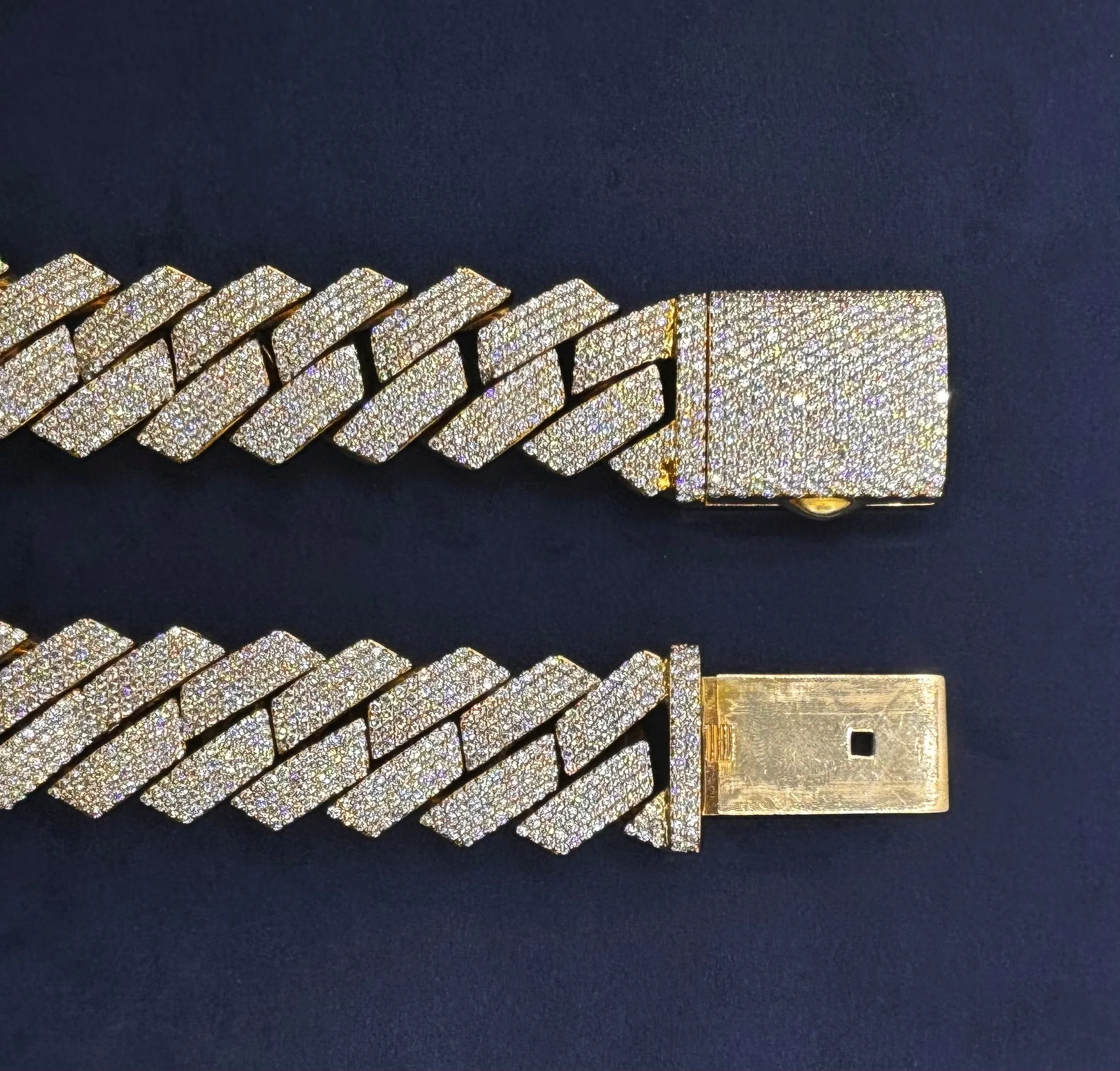 14k Gold Jumbo 28.2M 26I Diamond Cuban Chain
