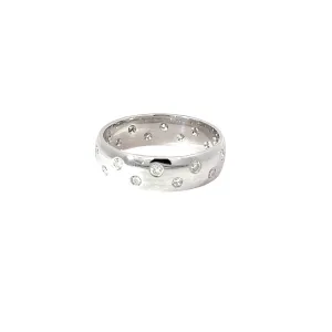 14K WHITE GOLD .40CT G VS2 ROUND  DIAMOND RING