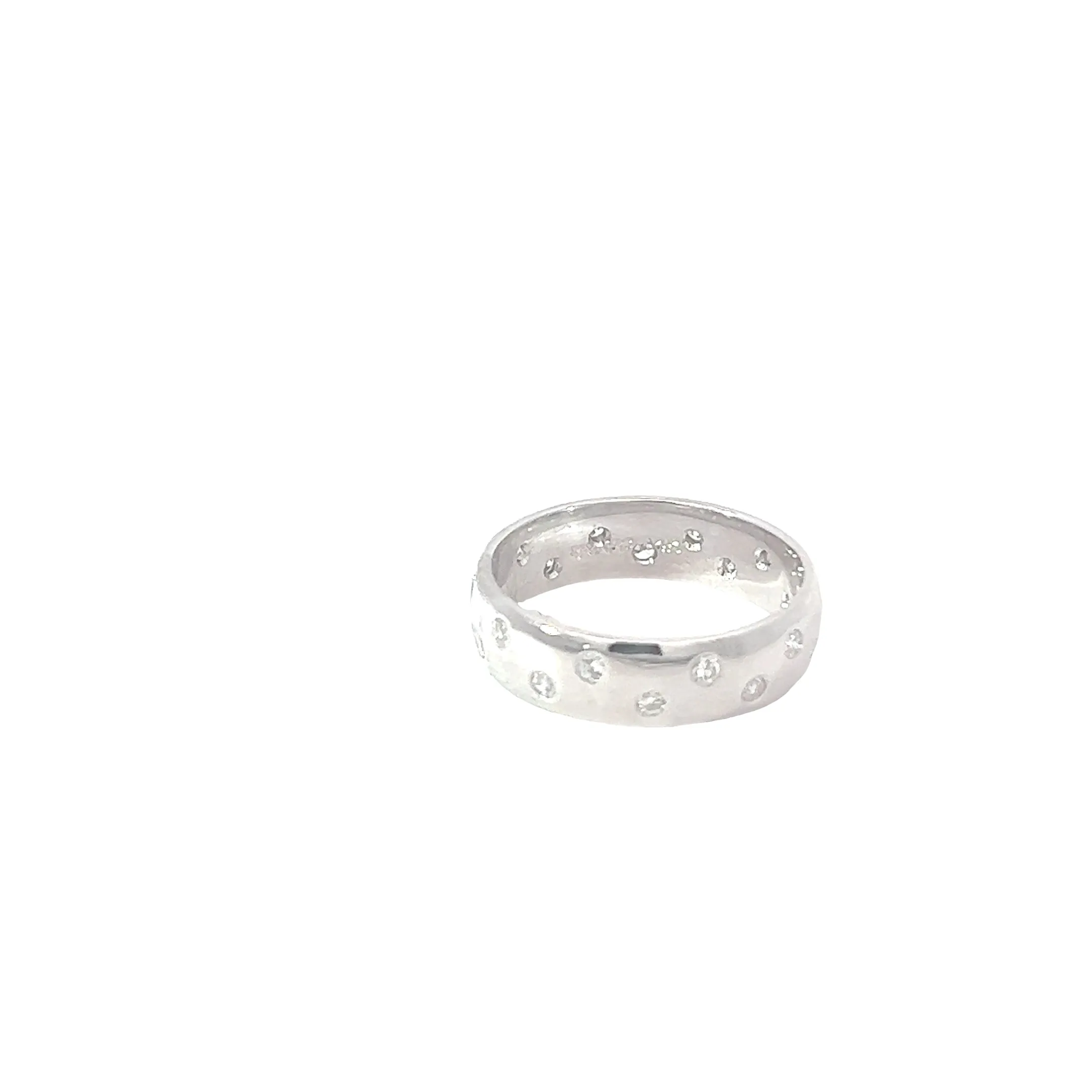 14K WHITE GOLD .40CT G VS2 ROUND  DIAMOND RING