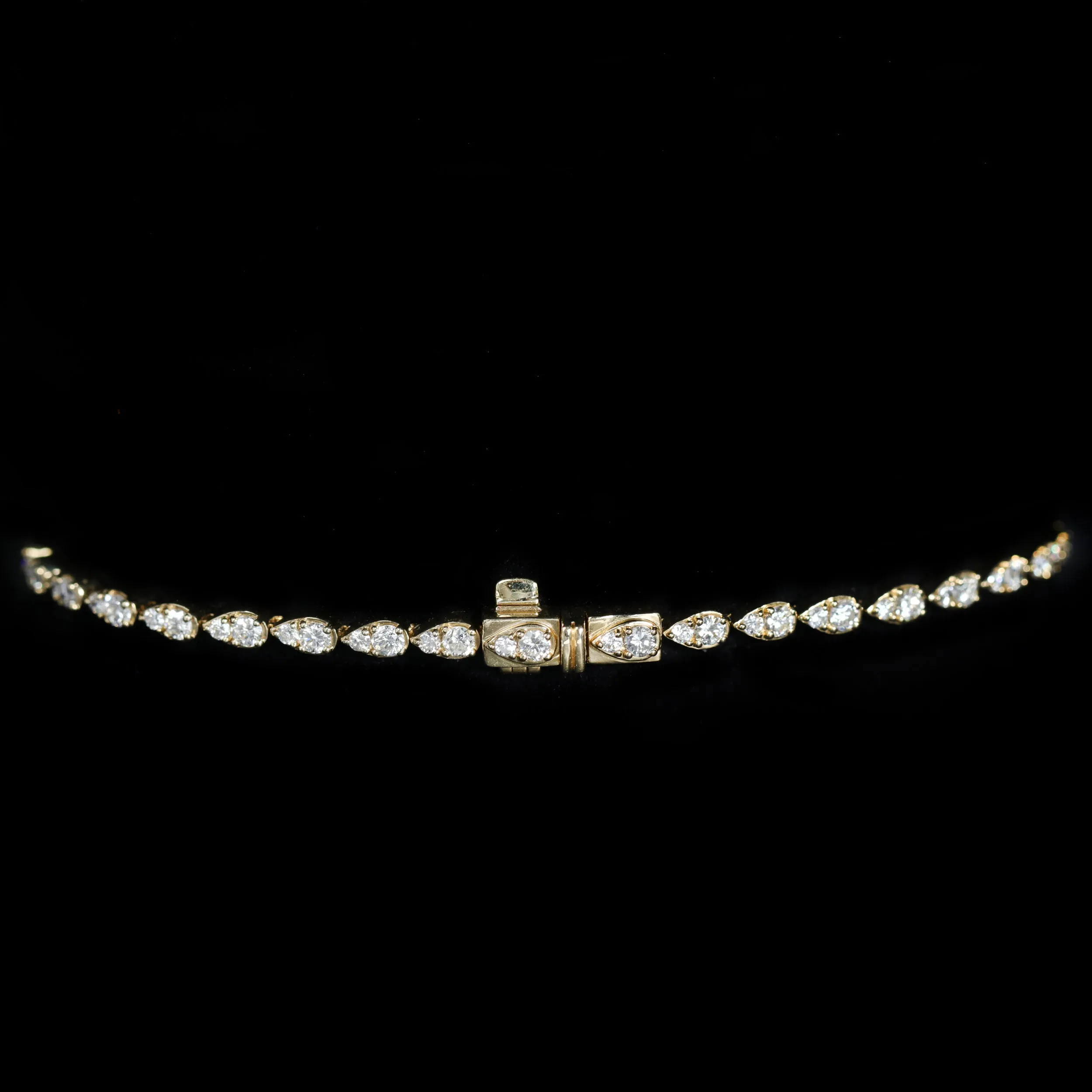 14K Yellow Gold 2.36 CTW Diamond Link Bracelet