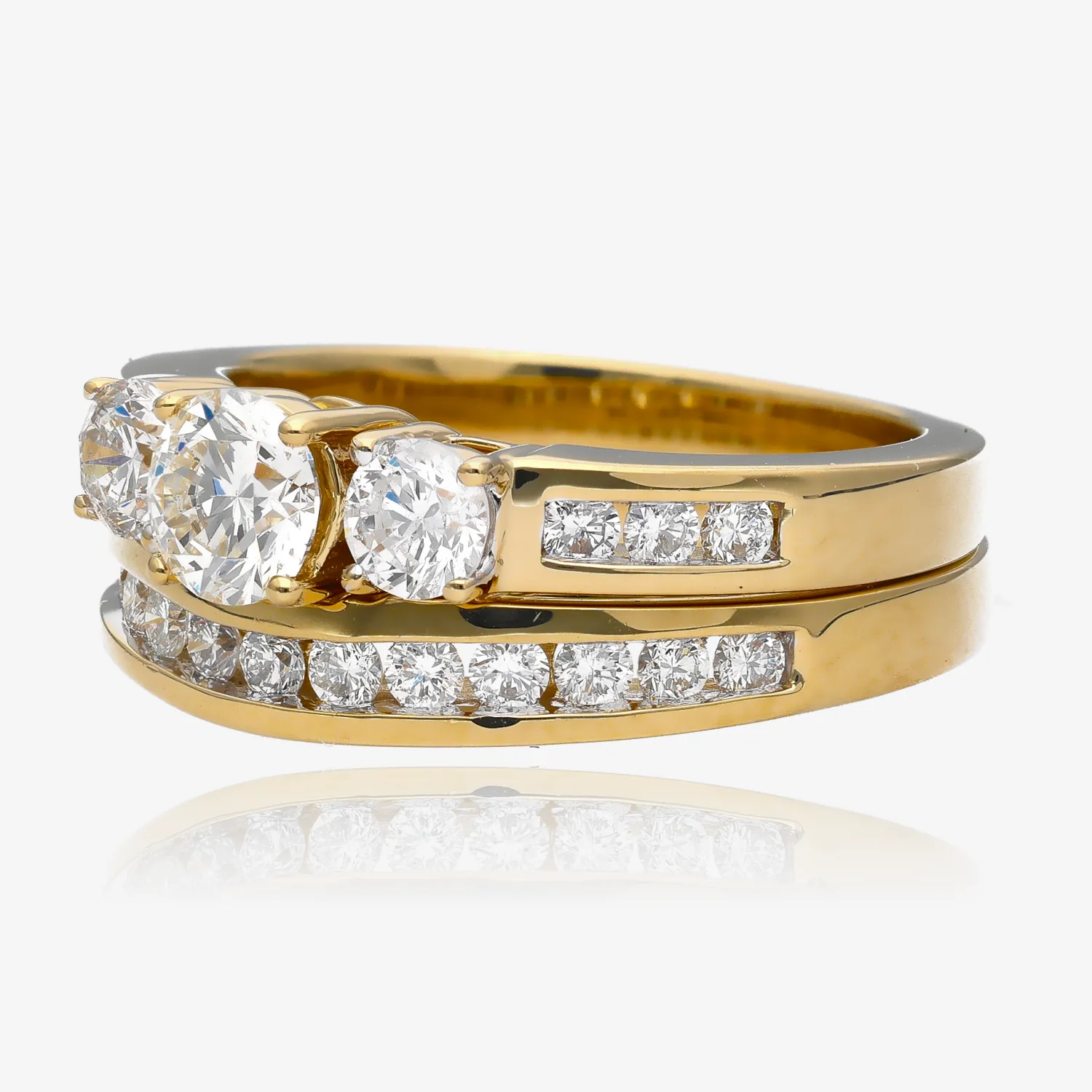 1.50CTW Today Tomorrow Forever Diamond Wedding Set