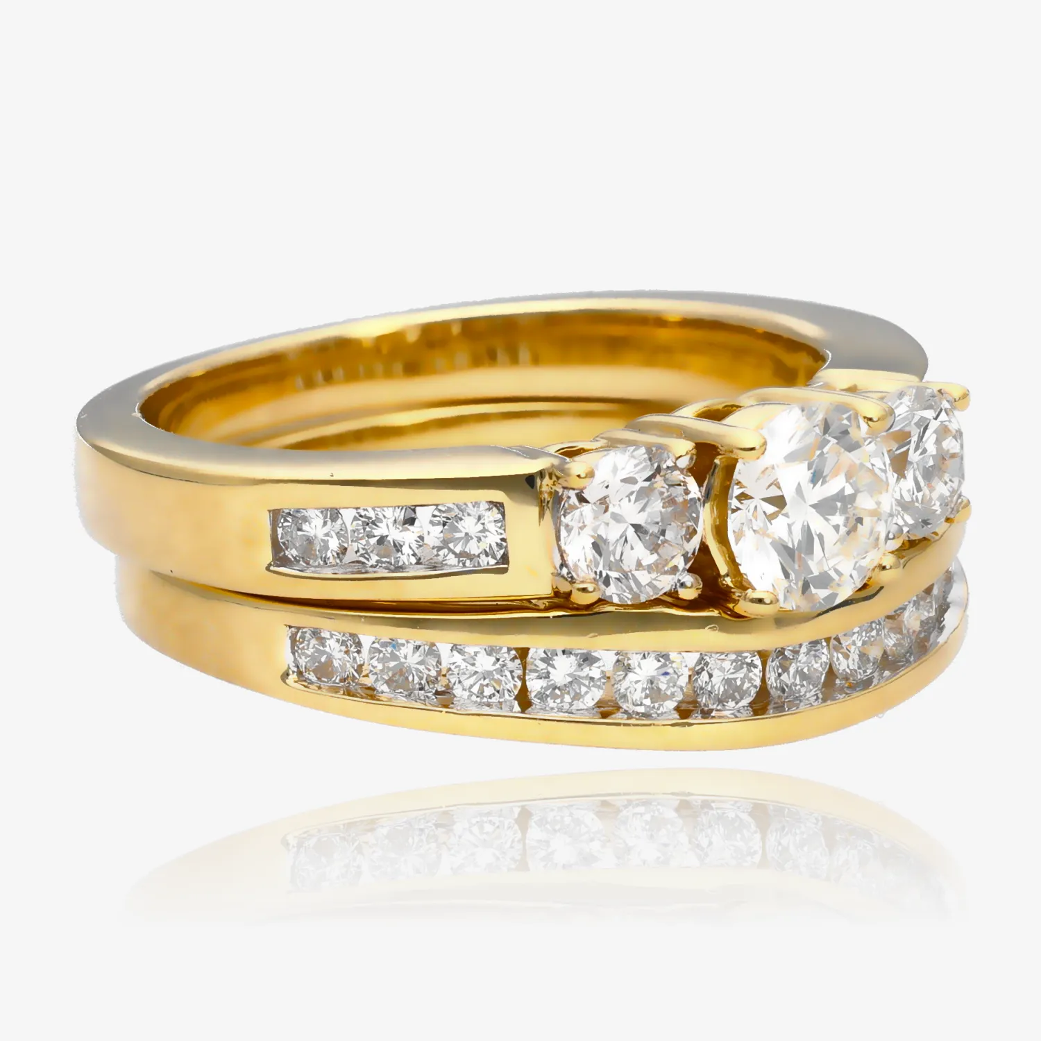 1.50CTW Today Tomorrow Forever Diamond Wedding Set