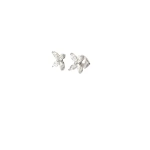 18k White Gold 3.80ct G VS2 Marquise Diamond Flower Earrings