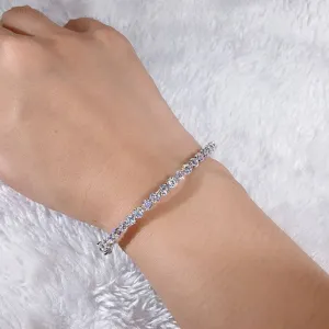 18k White Gold Diamond Cuff Bracelet