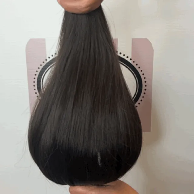 #1B Light Jett Black  (New Pull Thru Design) 100 gram pack New Virgin Hair