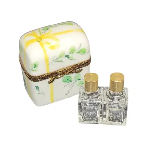 2 Perfume Yellow Bow Tall Flowers