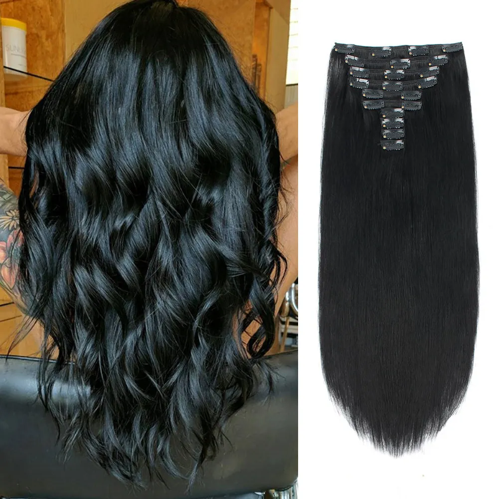 20 Inch Hair Extensions | Full Head Clip In Hair Extensions
