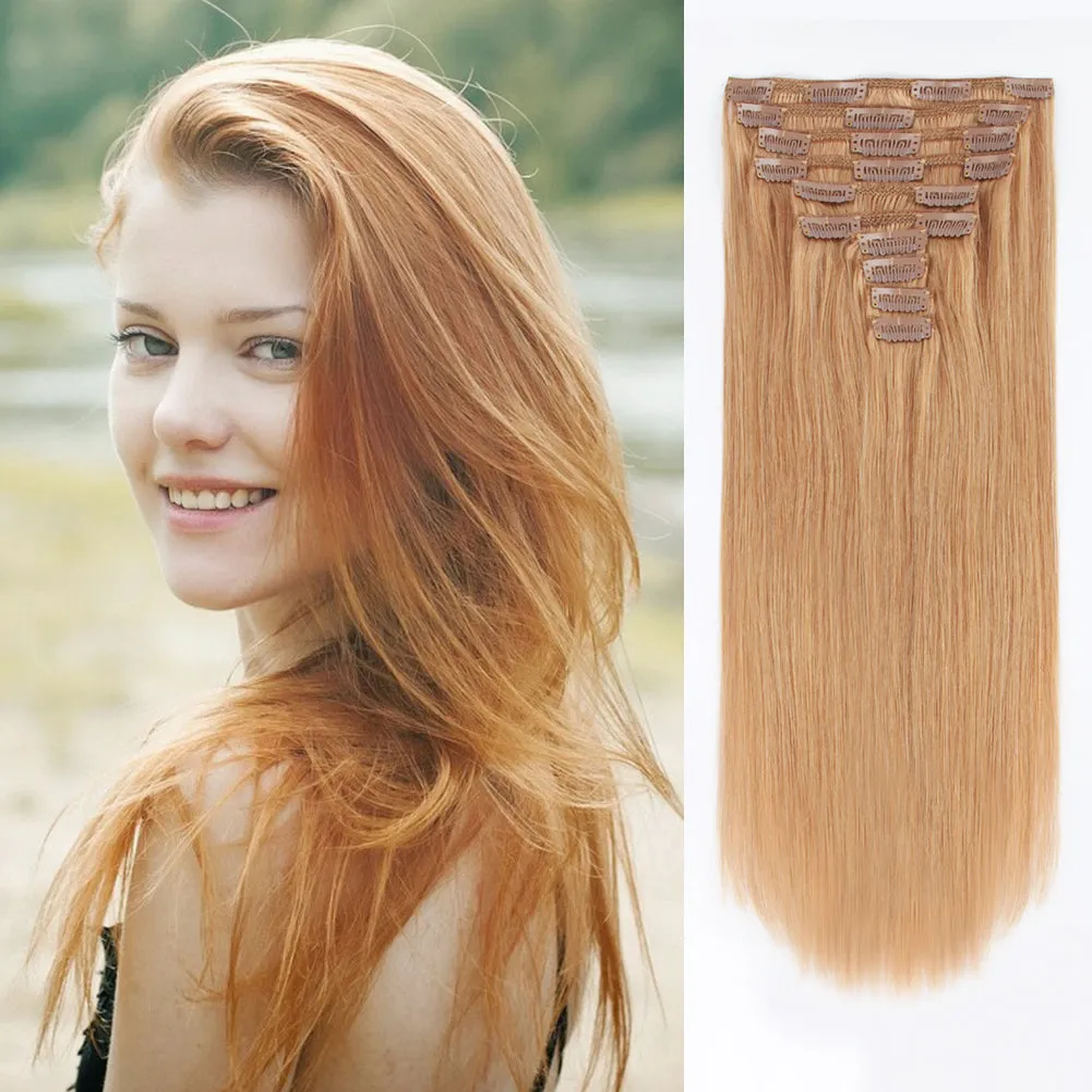 20 Inch Hair Extensions | Full Head Clip In Hair Extensions