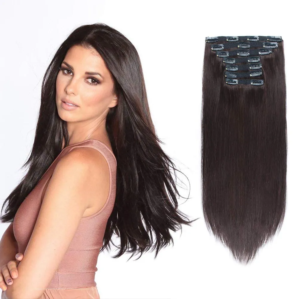20 Inch Hair Extensions | Full Head Clip In Hair Extensions