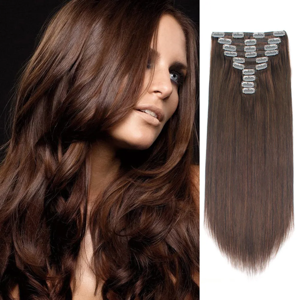 20 Inch Hair Extensions | Full Head Clip In Hair Extensions