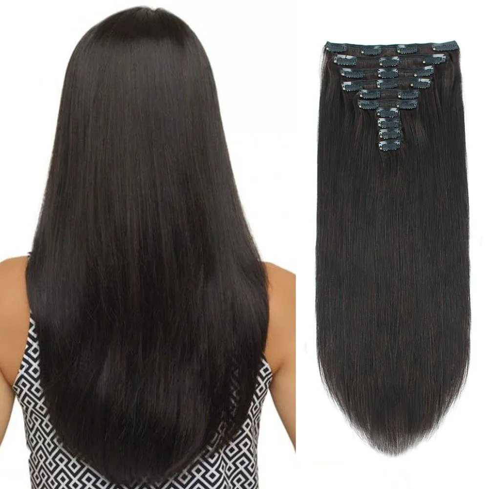 20 Inch Hair Extensions | Full Head Clip In Hair Extensions