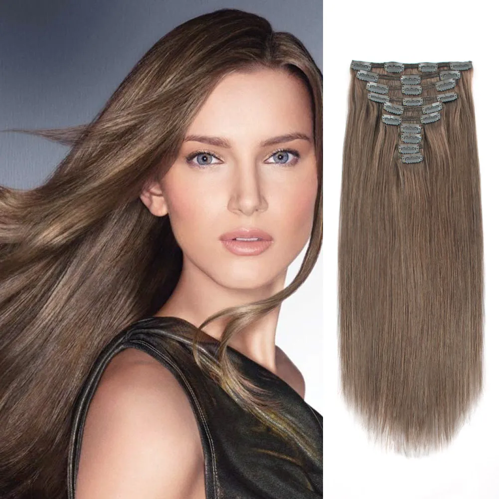 20 Inch Hair Extensions | Full Head Clip In Hair Extensions