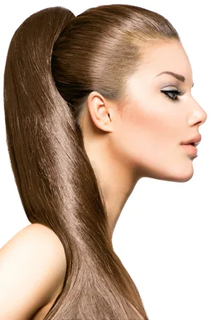 21" Clip In Hair Extensions: No 5 Light Ash Brown