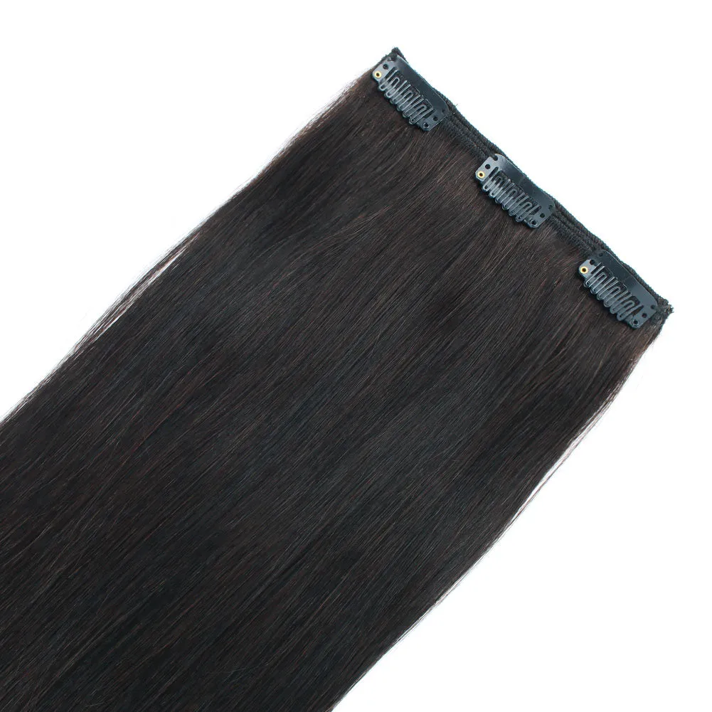 220g Off Black 1B# Clip In Hair Extensions 22"