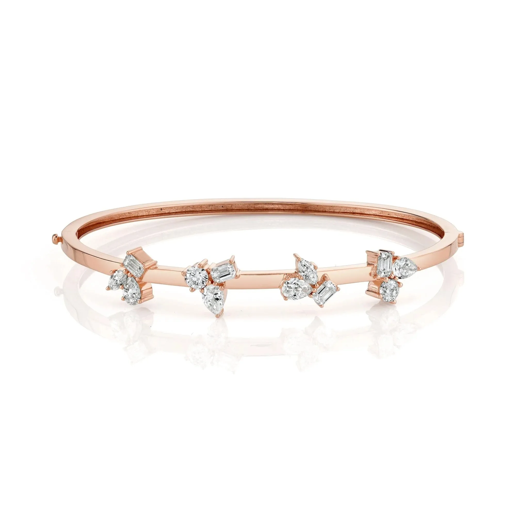 2.40ctw Diamond Montage Cluster Bracelet