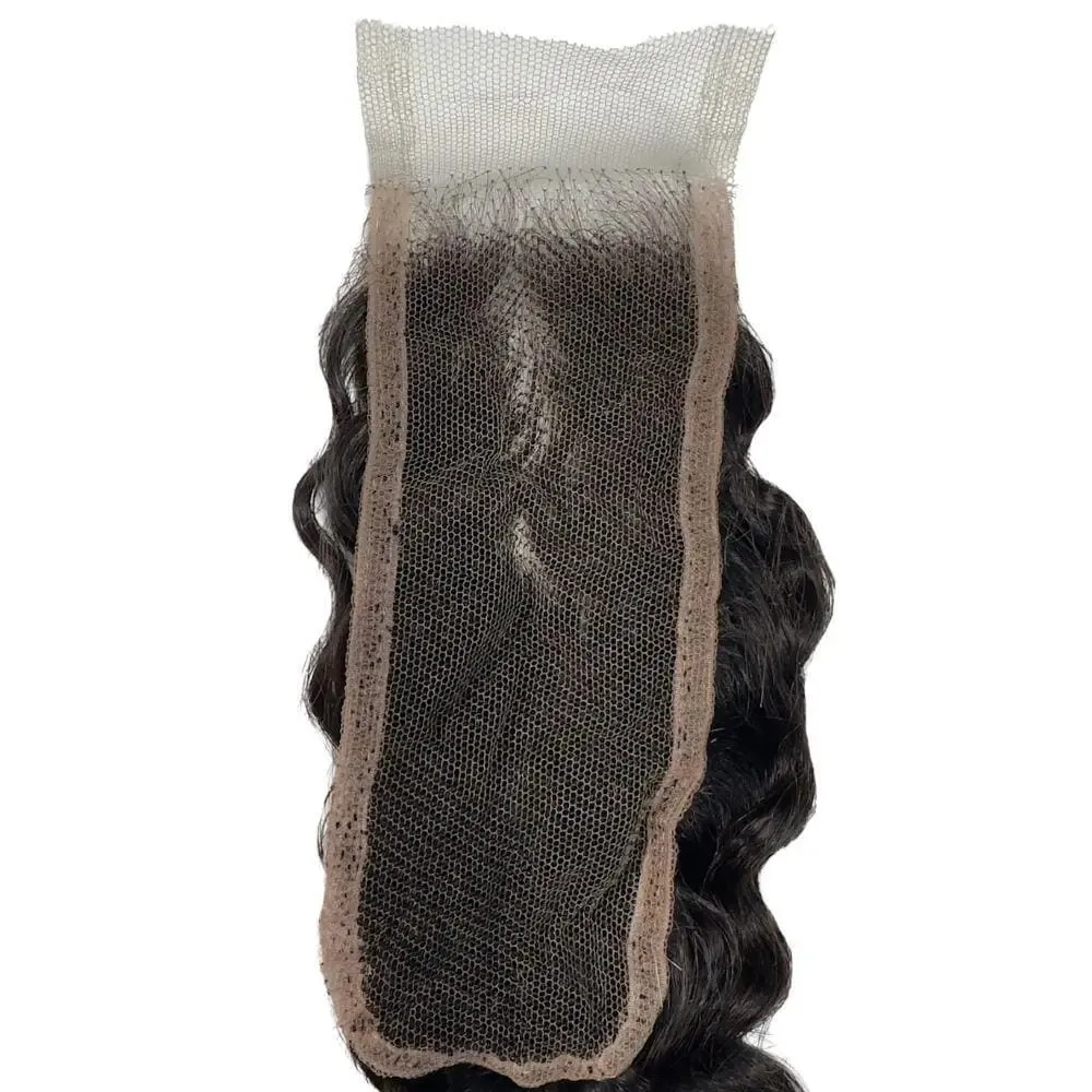 2x6 closure HD Brazilian Deep Wave