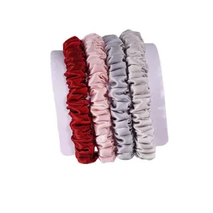 4 Pack Mini Silk Hair Ties - Tuneful - dropshipping