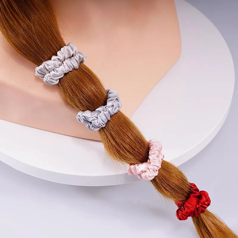 4 Pack Mini Silk Hair Ties - Tuneful - dropshipping