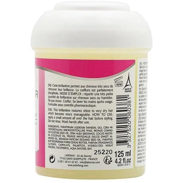 Activlong Junior Kids Nourishing Hairdress Brillantine Sweet Almond 125ml