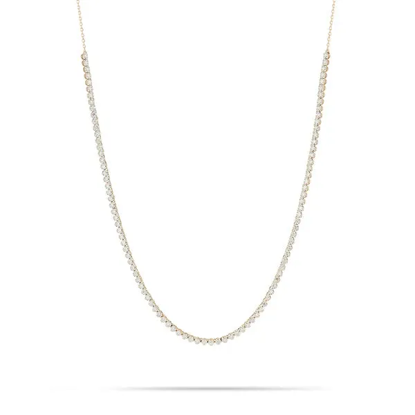 ADINA REYTER ROUND DIAMOND HALF RIVIERA NECKLACE