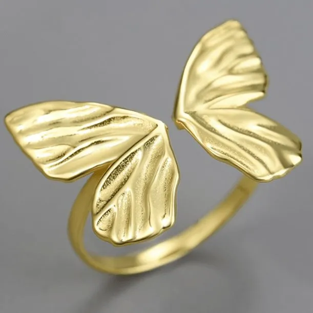 Adjustable Vintage Butterfly Ring