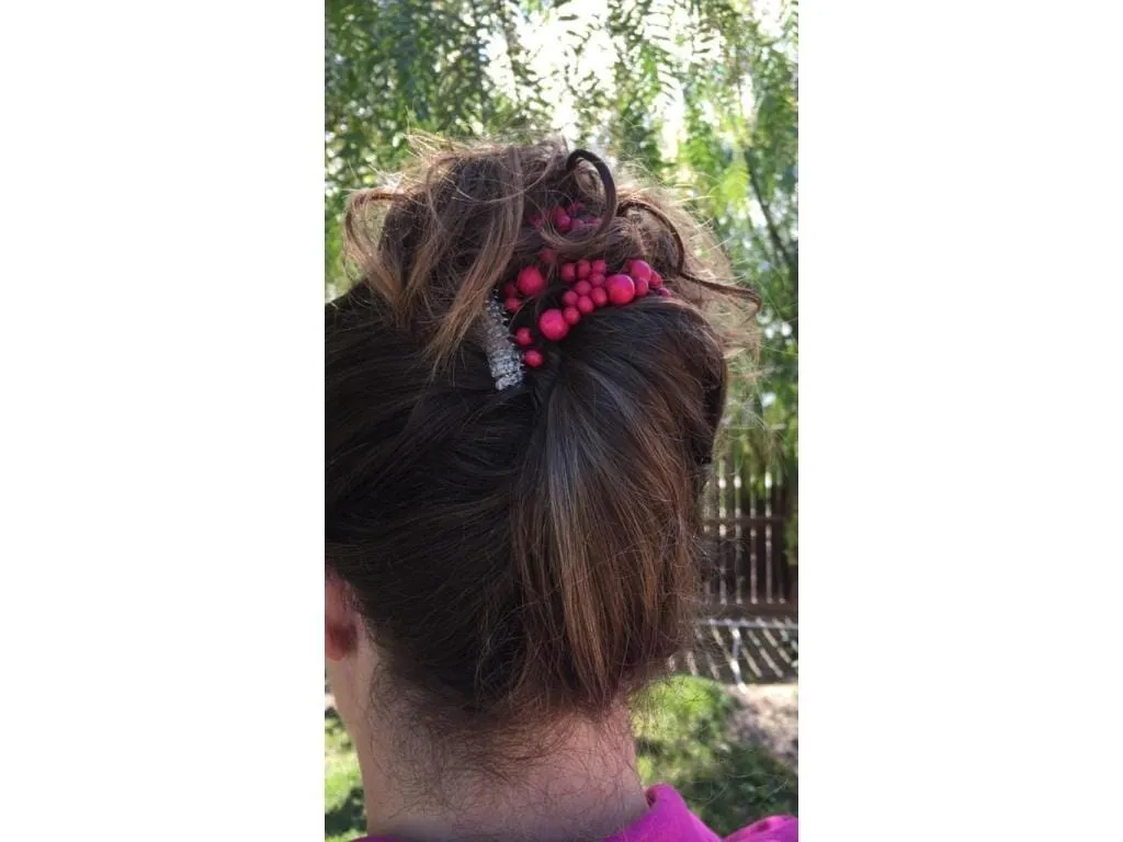 African Butterfly Wire Hair Clip - 7 Tong 538