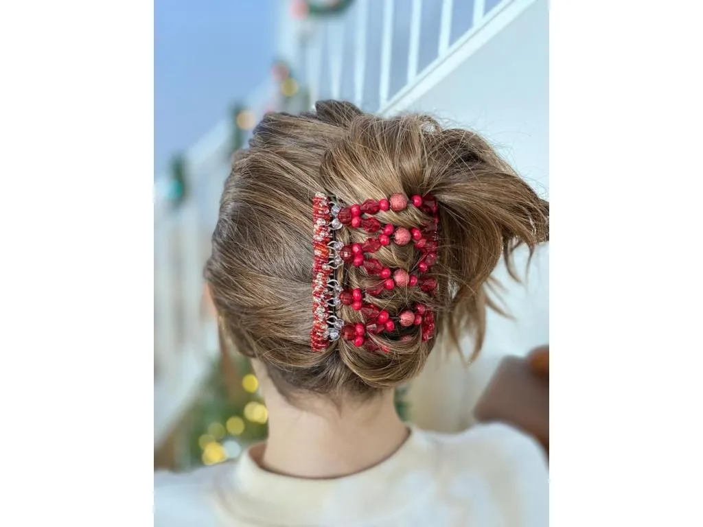 African Butterfly Wire Hair Clip - 9 Tong 611