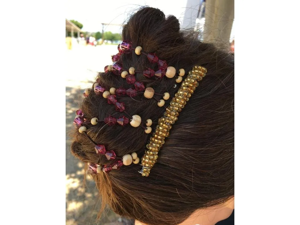 African Butterfly Wire Hair Clip - 9 Tong 745