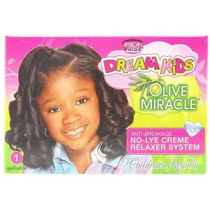 African Pride Dream Kids Olive Miracle Anti Breakage No Lye Creme Relaxer System