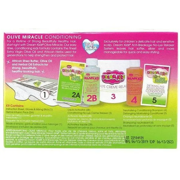 African Pride Dream Kids Olive Miracle Anti Breakage No Lye Creme Relaxer System