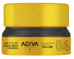 Agiva - Hair Styling Aqua Wax Grooming - Cire coiffante "yellow 04"- 155ml