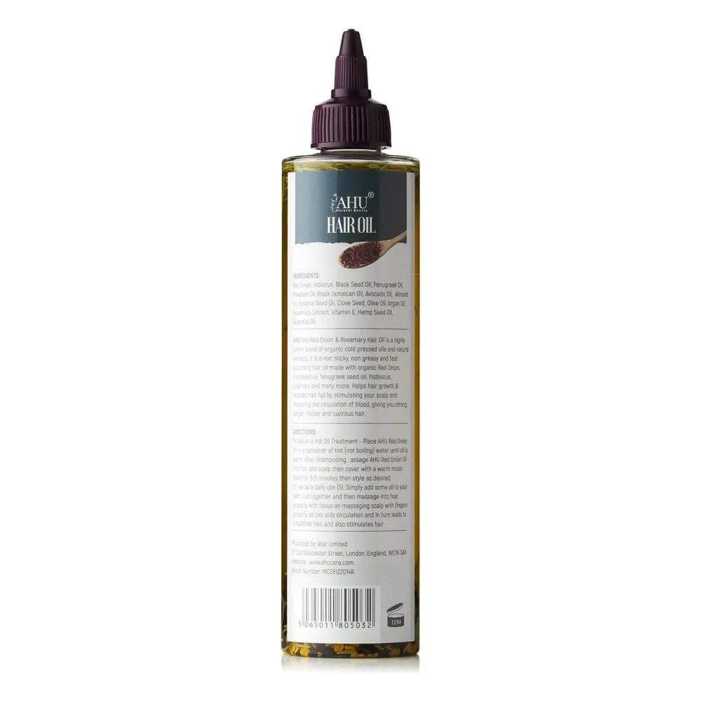 AHU Red Onion & Rosemary Hair Oil 300ml