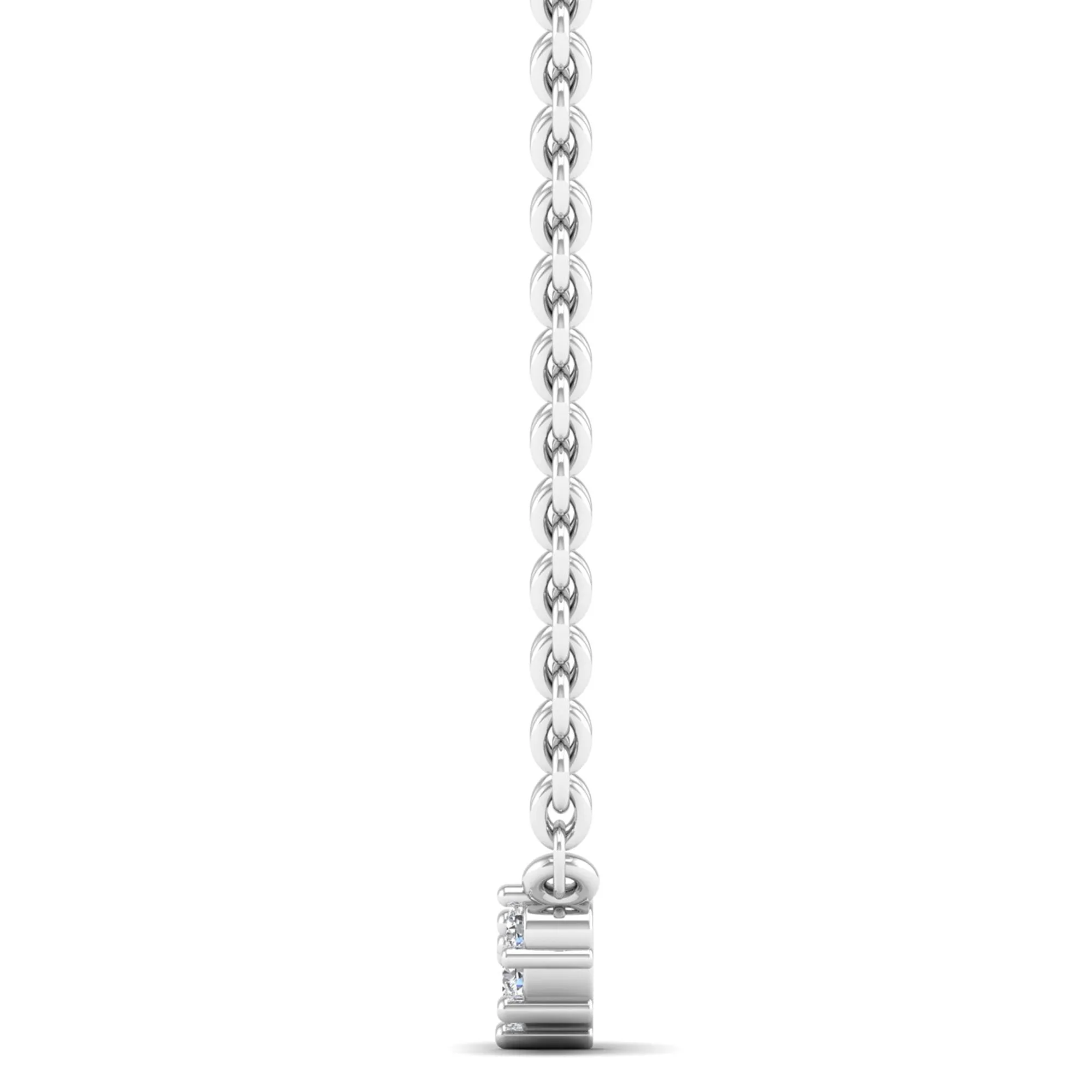 Alternating Rivere Diamond Necklace