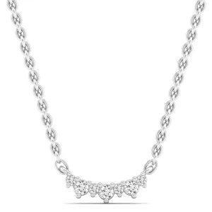 Alternating Rivere Diamond Necklace